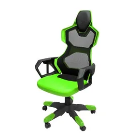 Fotel gamingowy E-Blue COBRA AIR, zielony, oparcie oddychające